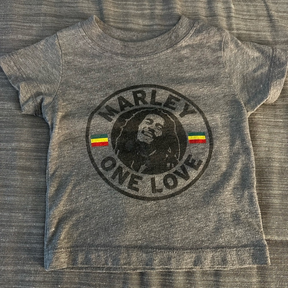 Bob Marley tee shirt - 12 month. Kids band tee shirts